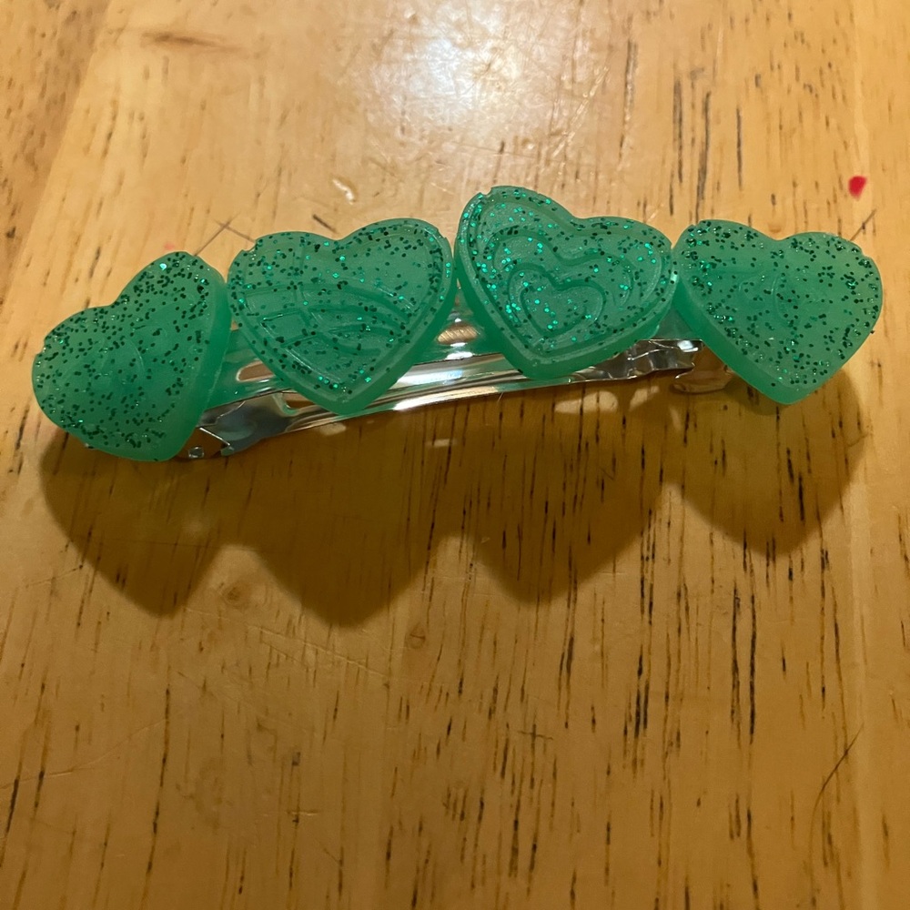 Handmade resin barrette